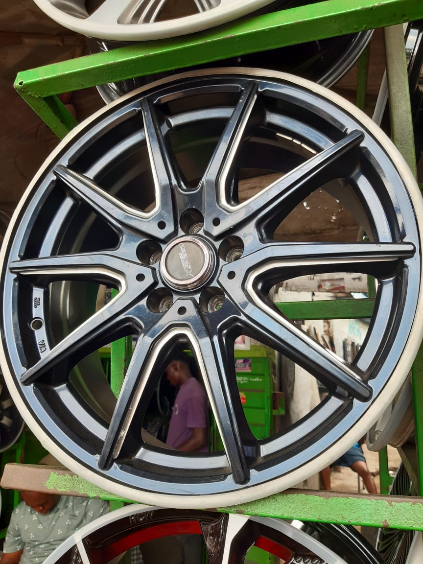 17 R Aftermarket Alloy Wheel Rim for Toyota Corolla — Dark Gunmetal / Machine Face Finish