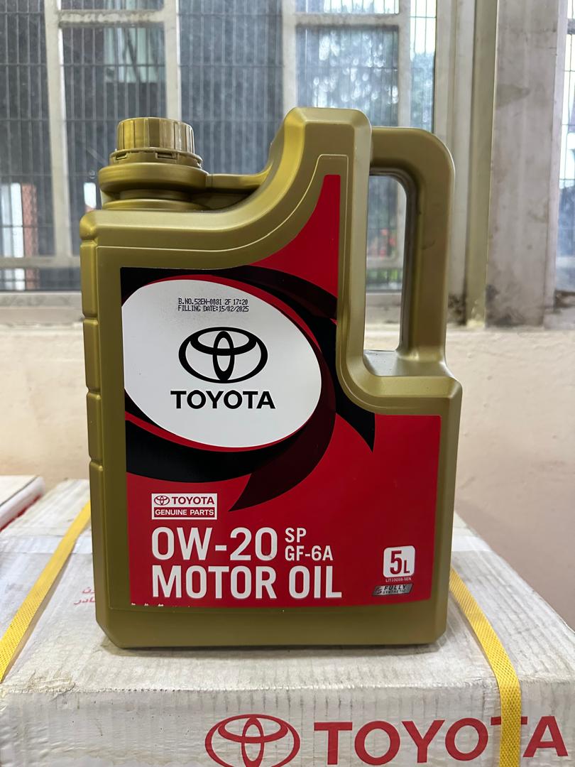 Toyota Motor Oil 0W-20 (5L) (0888084354) – Genuine Toyota