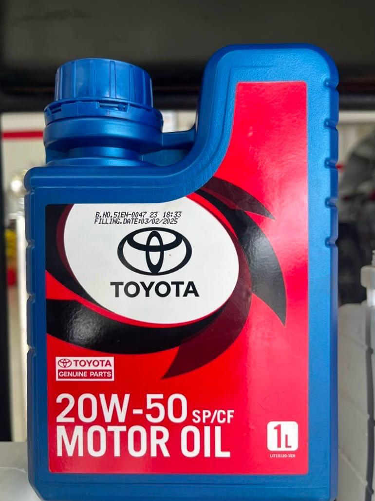 Toyota Motor Oil 20W-50 (1L) (0888080035) – Genuine Toyota